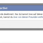 Karteileichen bleiben Facebook Freunde