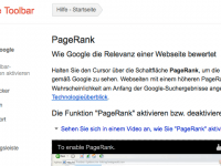 PageRank Update Februar 2013