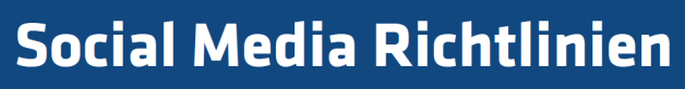 Social Media Richtlnien