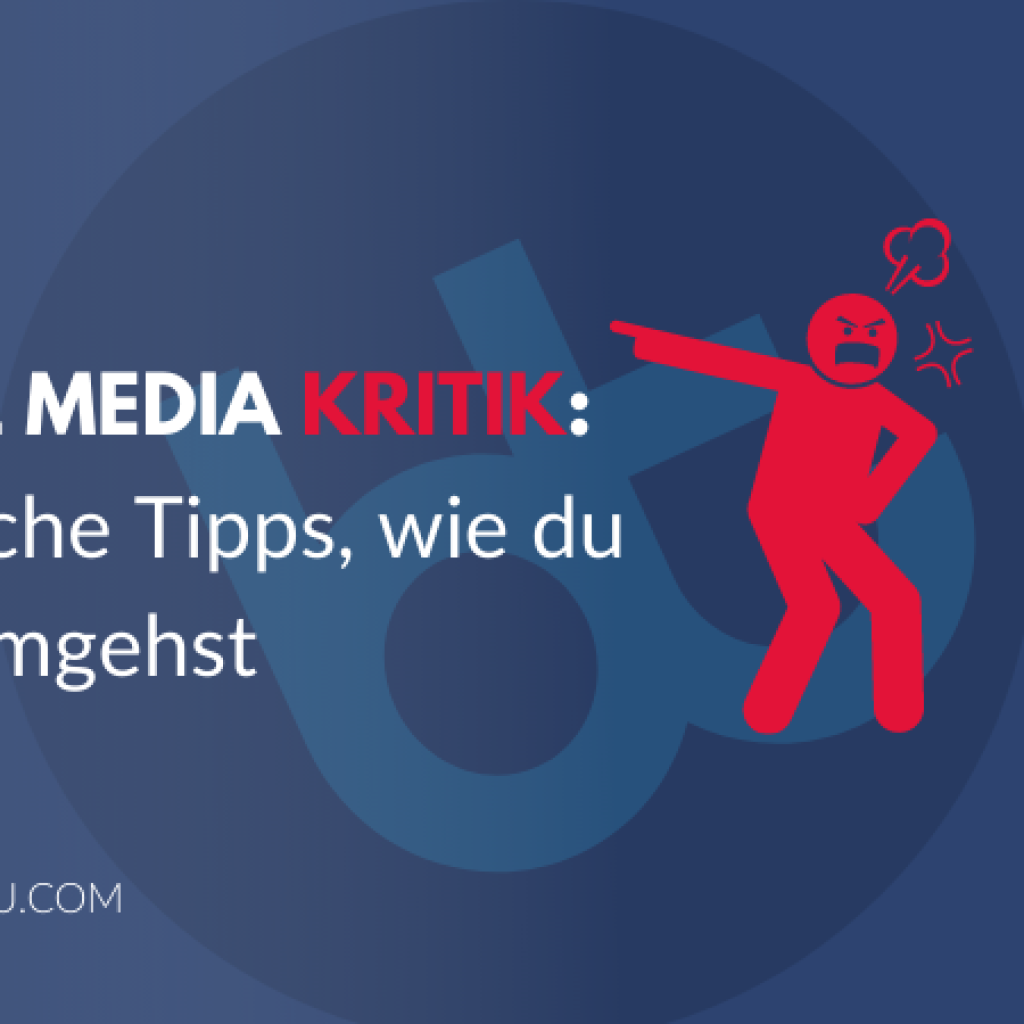 10. Social Media Kritik