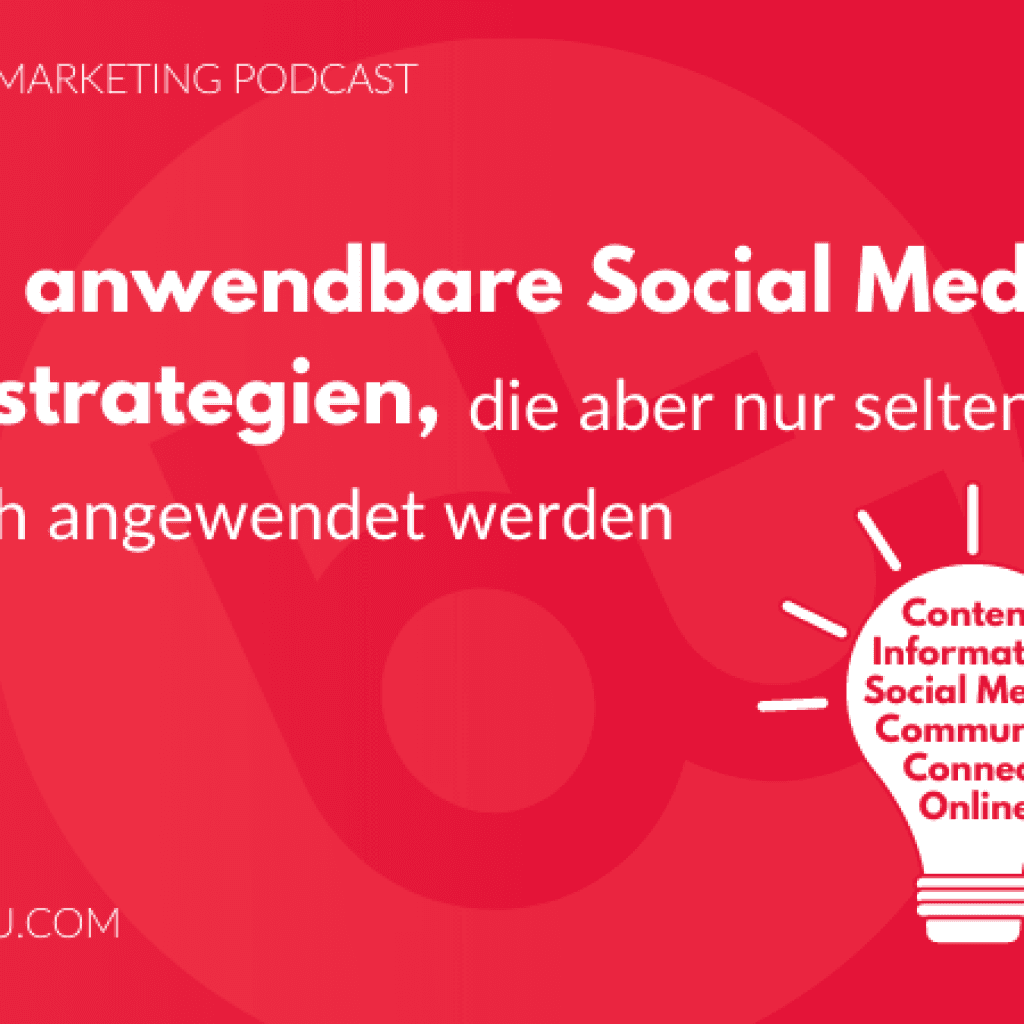Einfach anwendbare Social Media Erfolgsstrategien, die aber nur selten tatsächlich angewendet werden 3 Einfach_anwendbare_Social_Media_Erfolgsstrategien
