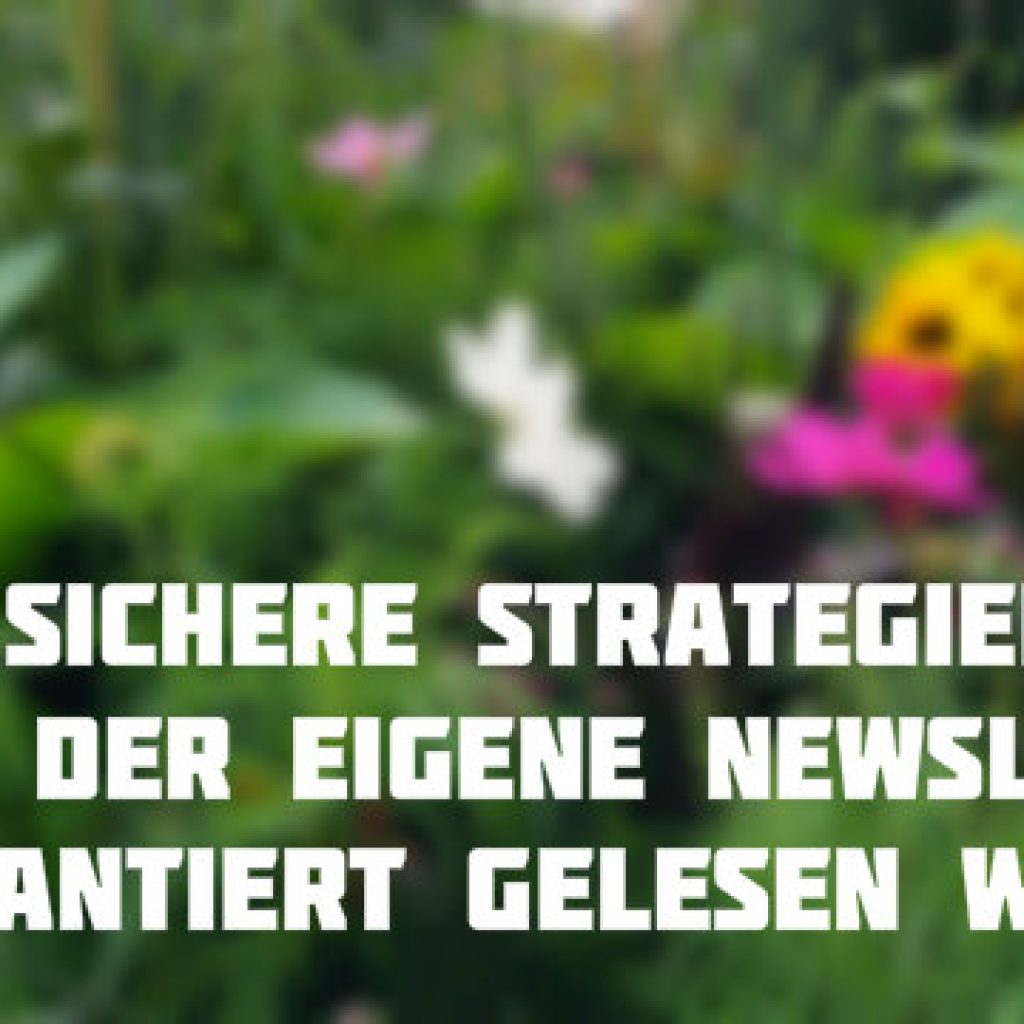 5 sichere strategien damit der eigene newsletter garantiert gelesen wird