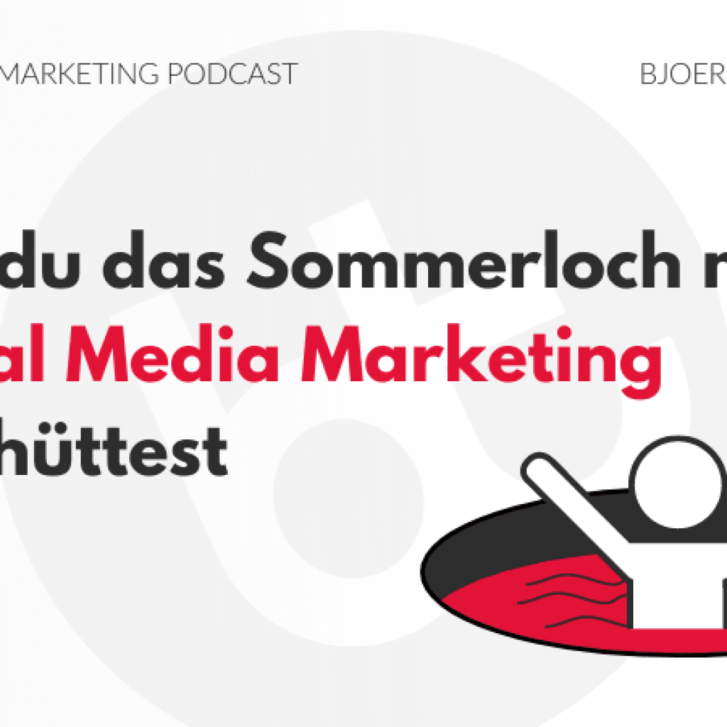 Wie du das Sommerloch mit Social Media Marketing zuschüttest